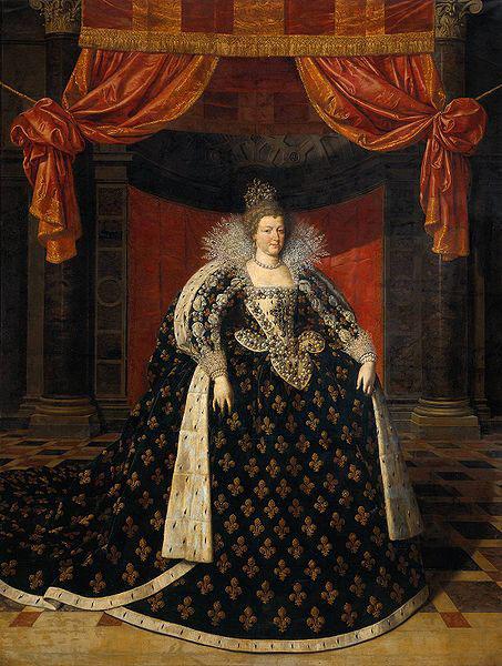 unknow artist Portrait of Marie de' Medici. Germany oil painting art